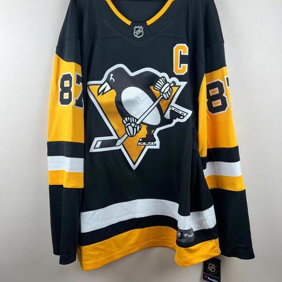 NWT Sidney Crosby #87 Pittsburgh Penguins Fanatics Breakaway Jersey 3XL NHL - Picture 1 of 10